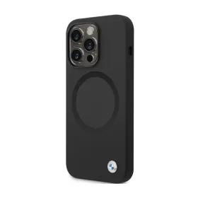 BMW Signature Liquid Silicone MagSafe - Case for iPhone 14 Pro Max (black)