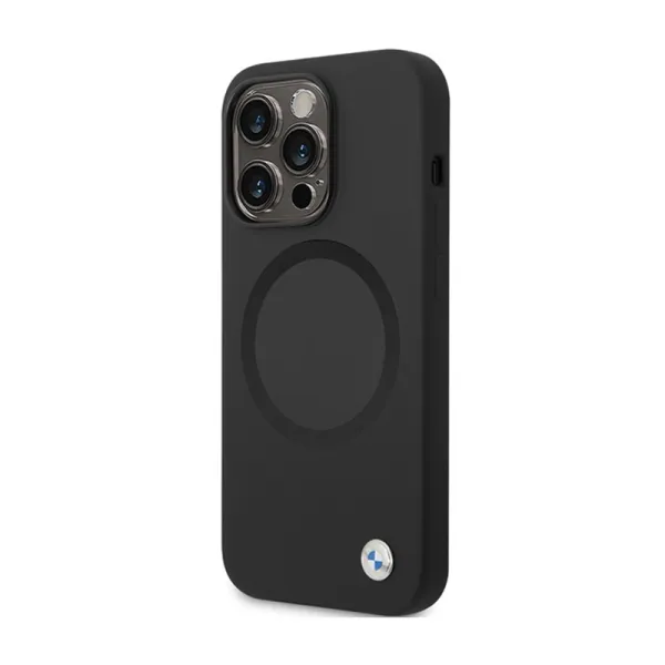 BMW Signature Liquid Silicone MagSafe - Case for iPhone 14 Pro Max (black)