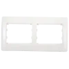 RHYME DOUBLE PANEL - WHITE METALLIC