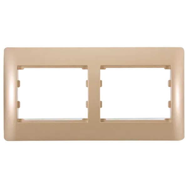 RHYME  DOUBLE PANEL - GOLDEN METALLIC