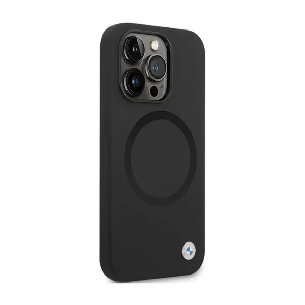 BMW Signature Liquid Silicone MagSafe - Case for iPhone 14 Pro Max (black)