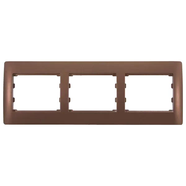 RHYME TRIPLE PANEL - COFFEE METALLIC