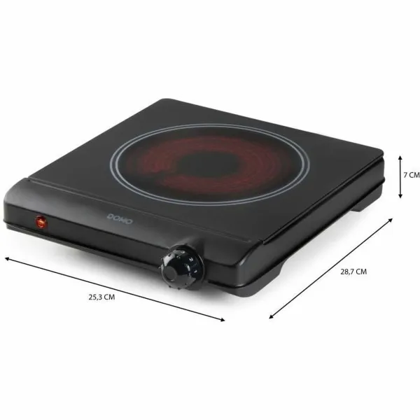 Lasikeraaminen keittolevy DOMO DO30111KP 1250 W