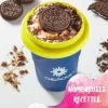 Glāze saldējuma un augļu ledus pagatavošanai ar receptēm Bandai Chillfactor Granita Mug Rose Plastmasa