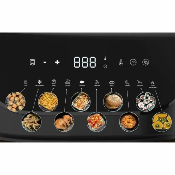 Airfryer Little Balance Crousty light XL Musta 1600 W 7 L