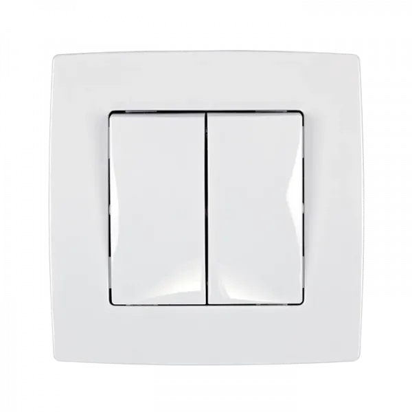 CITY CURTAIN SWITCH WHITE. METTALIC