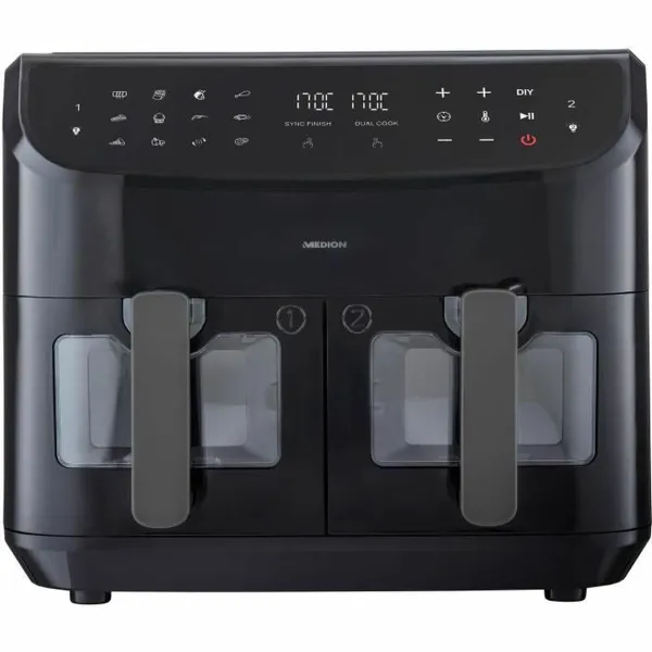Airfryer Medion LIFE P20 Musta 2600 W 8,7 l