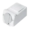 SOCKET+TWO BUTTON ONE WAY SWITCH 16А 250V, IP44