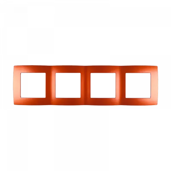 CITY FOURFOLD PANEL, ORANGE METALLIC