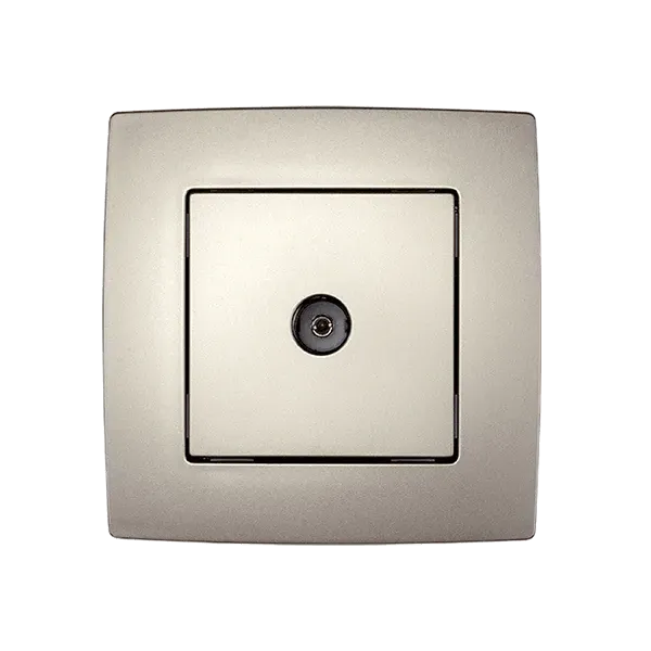 CITY TV SOCKET, CHAMPAGNE METALLIC