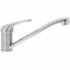 Kitchen Tap Rousseau SUN NF Pelēks Sudrabains