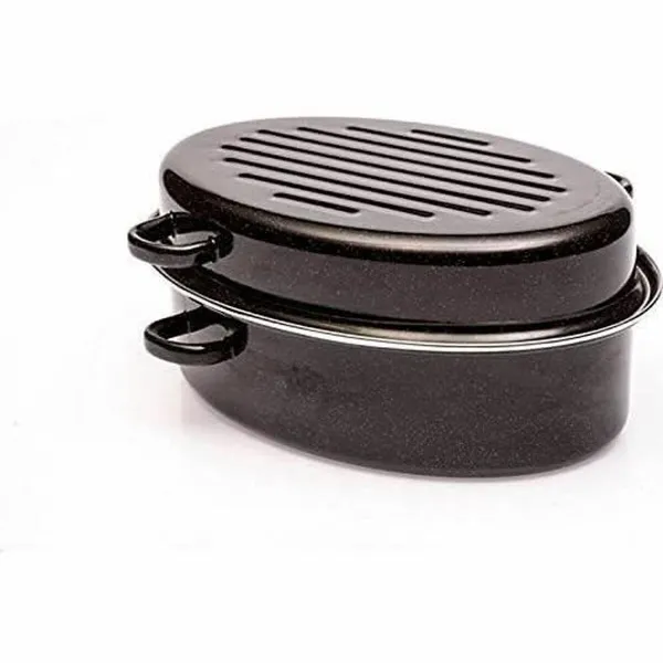 Casserole with lid Baumalu Black 11 L