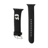 Karl Lagerfeld 3D Rubber Karl Head NFT - Strap for Apple Watch 42/44/45/49 mm (black)
