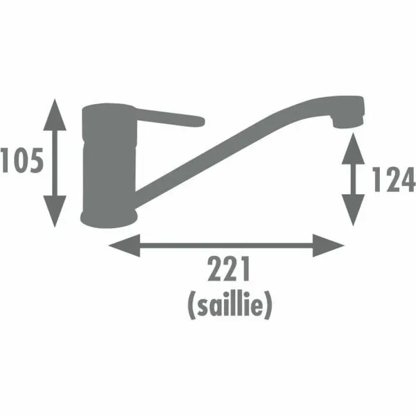 Kitchen Tap Rousseau BORN NF Hall Roostevaba teras