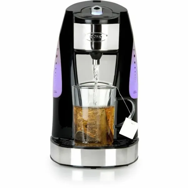 Teekannu DOMO DO482WK 1,5 L Valkoinen Musta Ruostumaton teräs (1 Kappaletta)