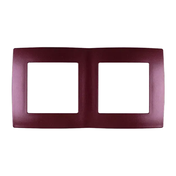 CITY DOUBLE PANEL, BORDO METALLIC