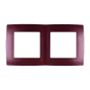 CITY DOUBLE PANEL, BORDO METALLIC