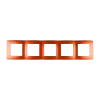 CITY FIVEFOLD PANEL, ORANGE METALLIC