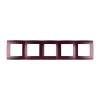 CITY FIVEFOLD PANEL, BORDO METALLIC