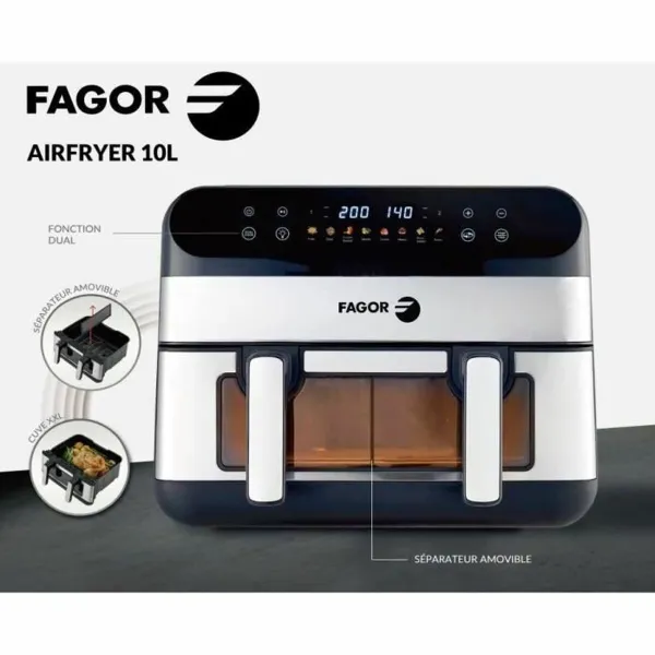 Karstā gaisa fritieris Fagor Fgf10 2400 W 10 L