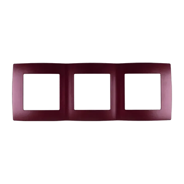 CITY TRIPLE PANEL, BORDO METALLIC