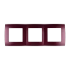 CITY TRIPLE PANEL, BORDO METALLIC