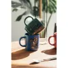 Harry Potter - Set of 4 ceramic mugs with stand 300 ml Hogwarts Houses