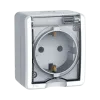 GERMAN TYPE SOCKET IP44 WHITE