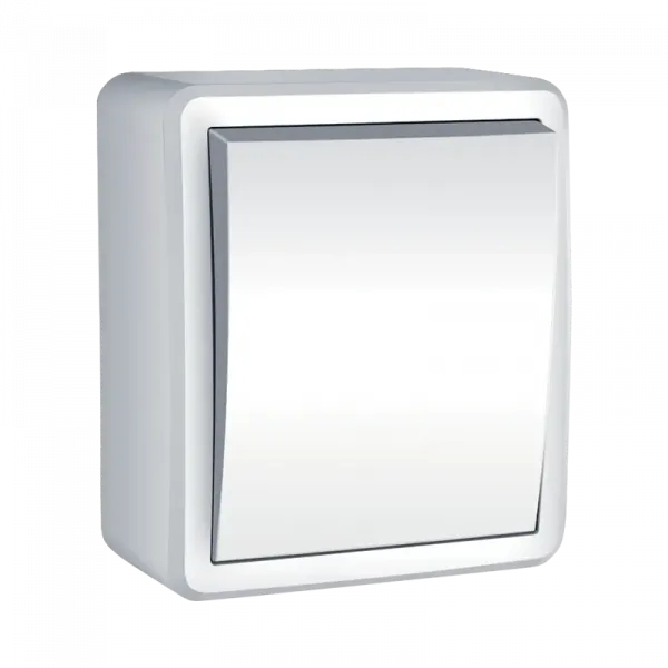 ONE GANG INTERMEDIATE SWITCH IP44 WHITE