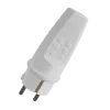 RUBBER SCHUKO PLUG 16A WHITE