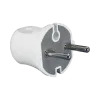 ELMARK SCHUKO PLUG 10A 2P WHITE