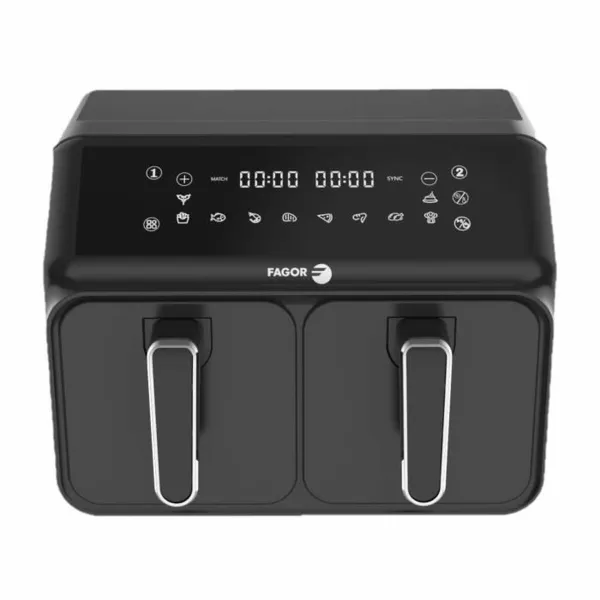Oro gruzdintuvė Fagor FG2X4L Juoda noir 2200 W 8 L