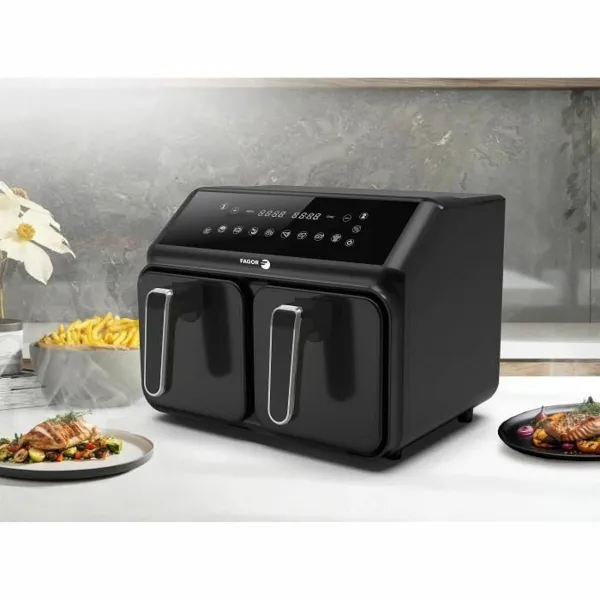 Air Fryer Fagor FG2X4L Black noir 2200 W 8 L