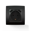 CITY GERMAN TYPE SOCKET WITH SCREW+ 2 USB ANTHR.