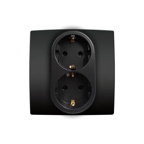 CITY GERMAN TYPE DOUBLE SOCKET WITH SCREW ANTHR.