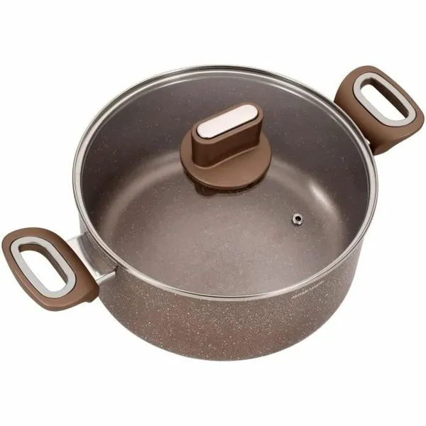 Casserole with lid Arthur Martin Pink 6 L 15 x 14 x 30 cm 2 Pieces