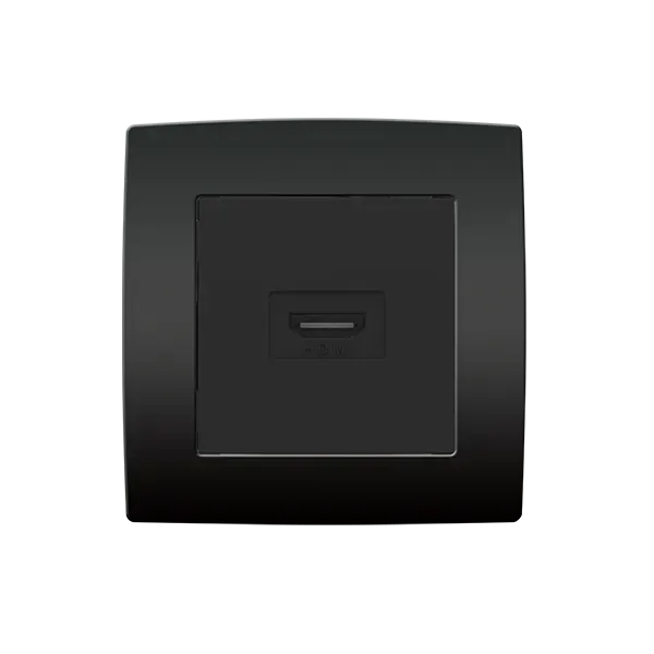 CITY HDMI SOCKET ANTHRACITE