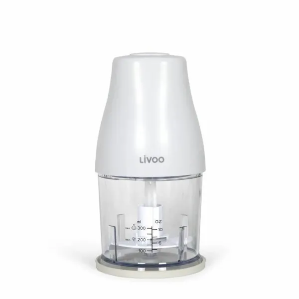 Lihamylly Livoo Chopper Valkoinen 400 W Ruostumaton teräs