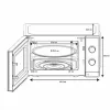 Mikroviļņu Krāsni Oceanic OCEAMO20W12 Balts 20 L