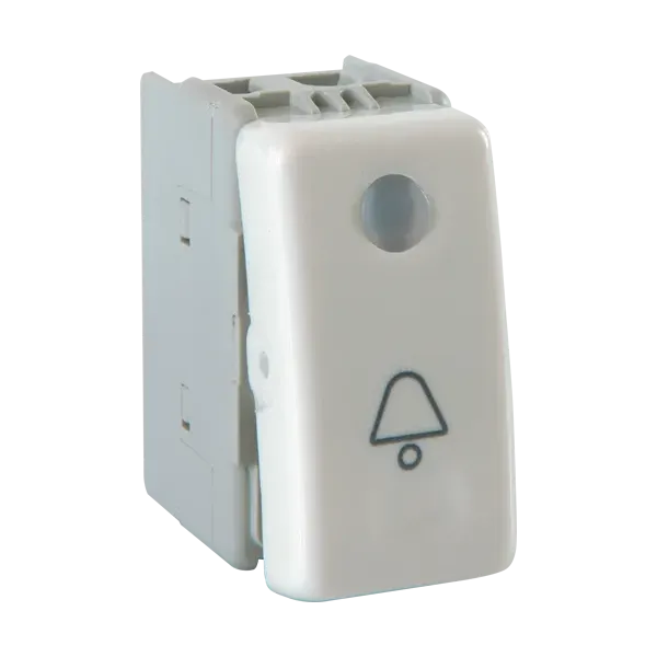 LIFE STYLE DOOR BELL SWITCH WITH LIGHT WHITE