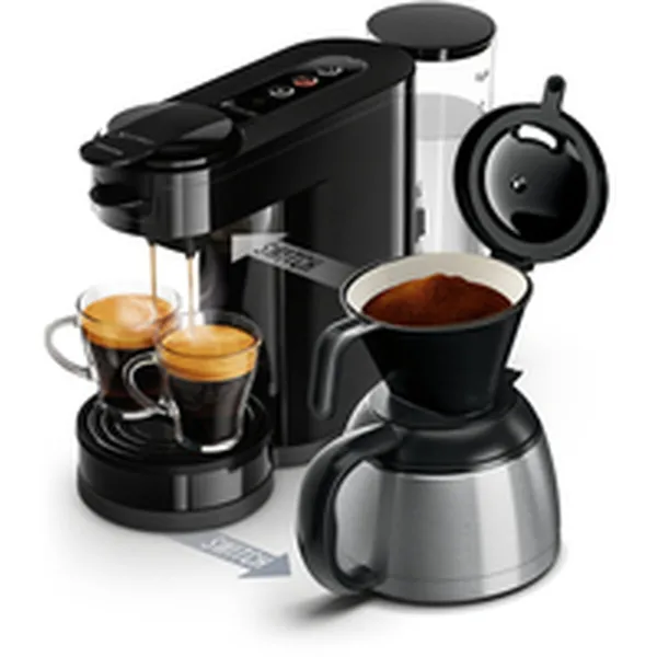 Capsule Coffee Machine Philips SENSEO SWITCH HD6592/65 noir 1 bar 1450 W