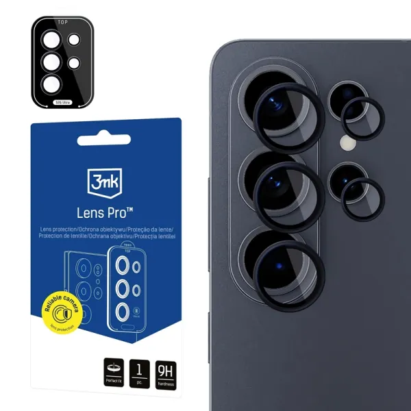 3mk Lens Protection Pro - Glass for the Samsung Galaxy S26 Ultra camera lens (Black)