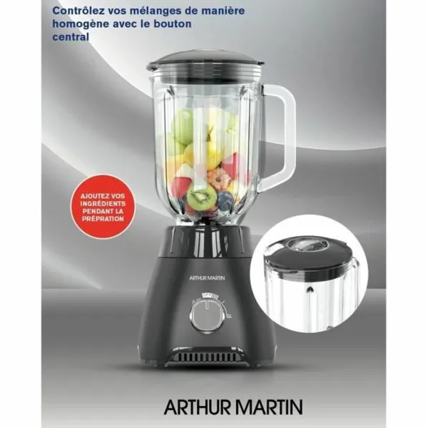 Blenderis-Krūze Arthur Martin AMPB40 Caurspīdīgs 400 W 1,5 L