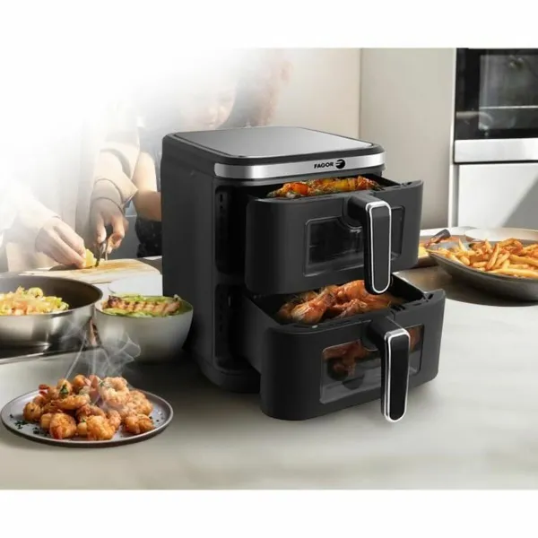 Airfryer Fagor FGD11 Musta 2800 W 5,5 L