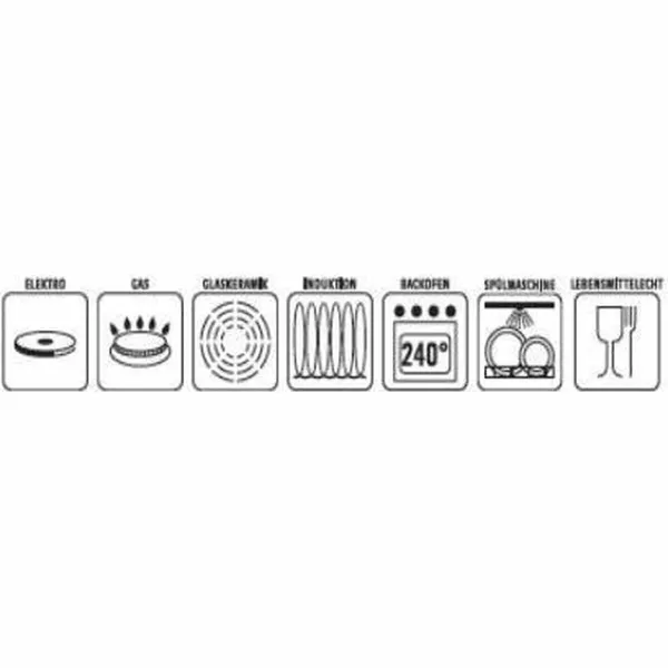 Vokpanna GSW Tērauds Ø 28 cm 1 Daudzums