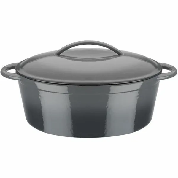 Casserole with lid GSW Grey Cast Iron