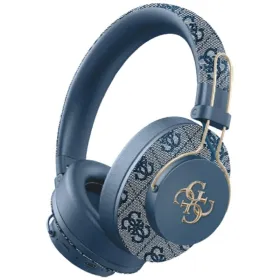 Guess Metal 4G Logo - Wireless Over-Ear Bluetooth Headphones ENC (blue)