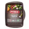 Nepiedegošs Trauks Cepeškrāsnij Pyrex Brūns Melns Metāls Tērauds