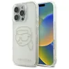 Karl Lagerfeld IML Rhinestones Karl Head - Case for iPhone 16 Pro (transparent)