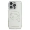 Karl Lagerfeld IML Rhinestones Karl Head - Case for iPhone 16 Pro (transparent)